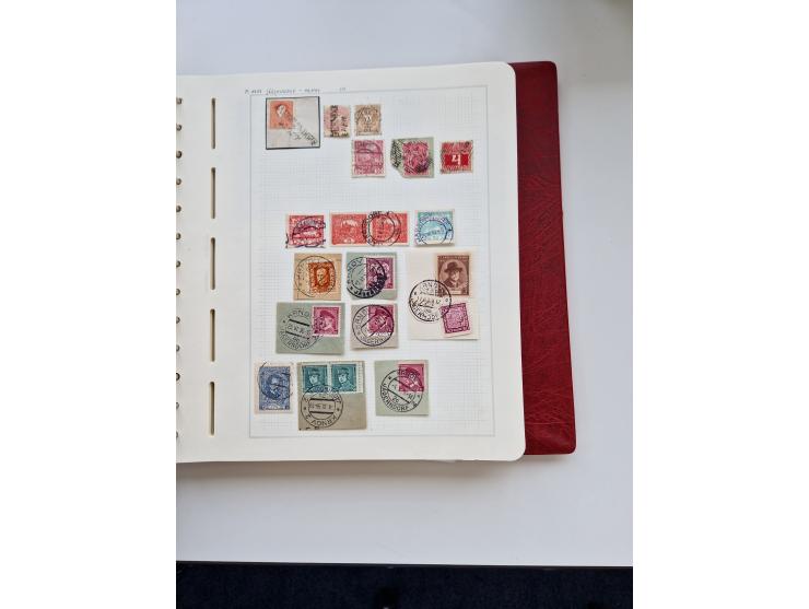 1850/1960 (ca.), interessante Stempelsammlung mit Belegen, Schwerpunkt vor 1945, viele klare Abstempelungen auf österreichisc