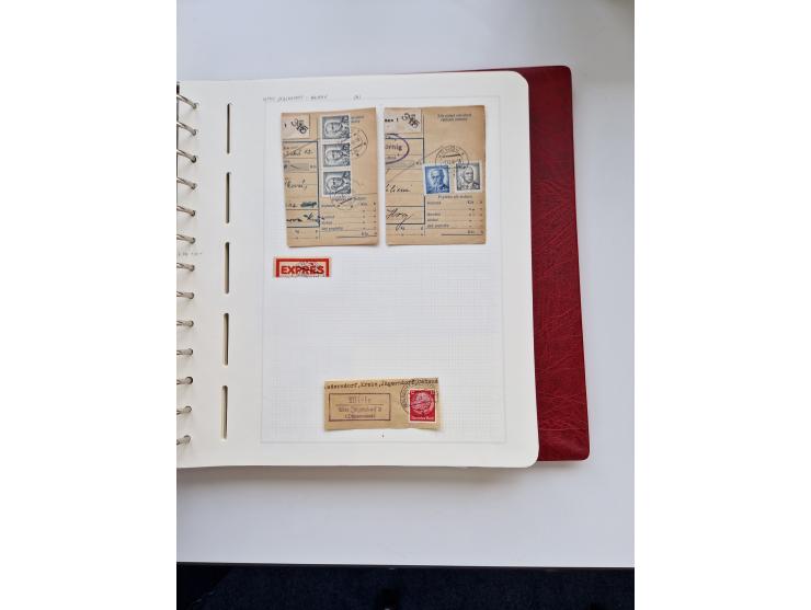 1850/1960 (ca.), interessante Stempelsammlung mit Belegen, Schwerpunkt vor 1945, viele klare Abstempelungen auf österreichisc