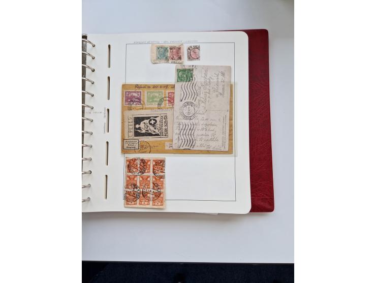 1850/1960 (ca.), interessante Stempelsammlung mit Belegen, Schwerpunkt vor 1945, viele klare Abstempelungen auf österreichisc