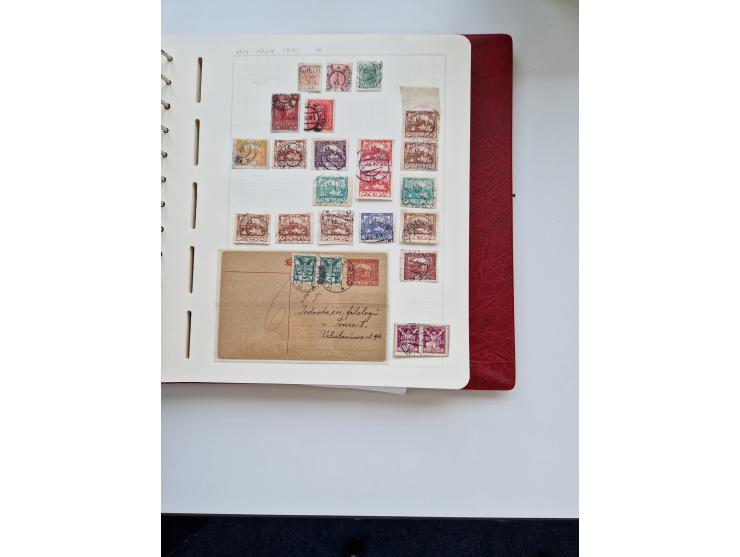 1850/1960 (ca.), interessante Stempelsammlung mit Belegen, Schwerpunkt vor 1945, viele klare Abstempelungen auf österreichisc