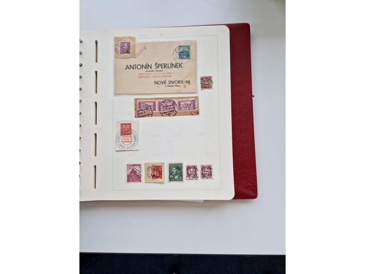 1850/1960 (ca.), interessante Stempelsammlung mit Belegen, Schwerpunkt vor 1945, viele klare Abstempelungen auf österreichisc