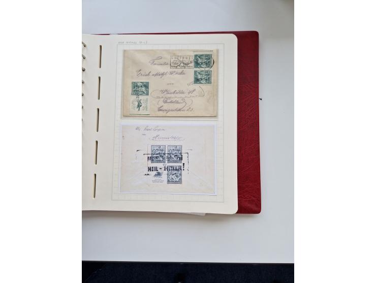 1850/1960 (ca.), interessante Stempelsammlung mit Belegen, Schwerpunkt vor 1945, viele klare Abstempelungen auf österreichisc