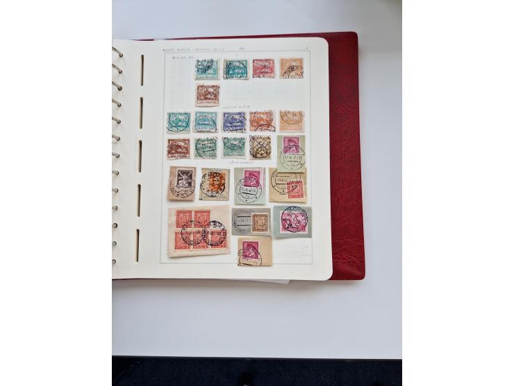 1850/1960 (ca.), interessante Stempelsammlung mit Belegen, Schwerpunkt vor 1945, viele klare Abstempelungen auf österreichisc