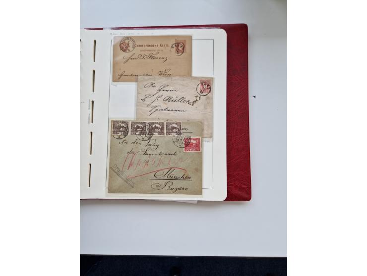 1850/1960 (ca.), interessante Stempelsammlung mit Belegen, Schwerpunkt vor 1945, viele klare Abstempelungen auf österreichisc