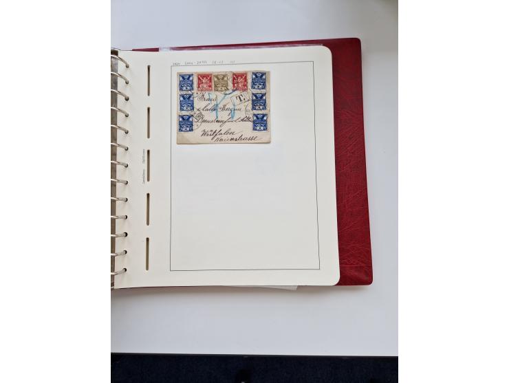 1850/1960 (ca.), interessante Stempelsammlung mit Belegen, Schwerpunkt vor 1945, viele klare Abstempelungen auf österreichisc