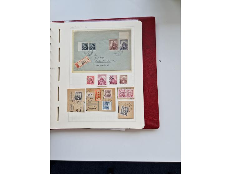 1850/1960 (ca.), interessante Stempelsammlung mit Belegen, Schwerpunkt vor 1945, viele klare Abstempelungen auf österreichisc