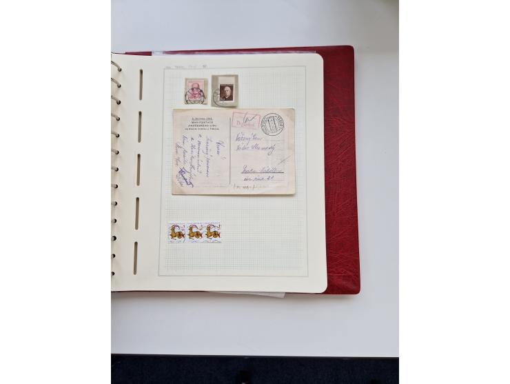 1850/1960 (ca.), interessante Stempelsammlung mit Belegen, Schwerpunkt vor 1945, viele klare Abstempelungen auf österreichisc