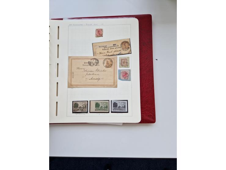1850/1960 (ca.), interessante Stempelsammlung mit Belegen, Schwerpunkt vor 1945, viele klare Abstempelungen auf österreichisc