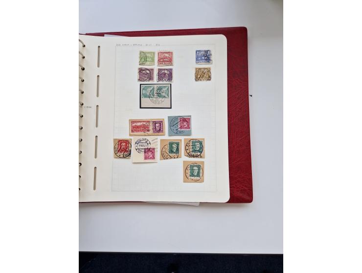 1850/1960 (ca.), interessante Stempelsammlung mit Belegen, Schwerpunkt vor 1945, viele klare Abstempelungen auf österreichisc