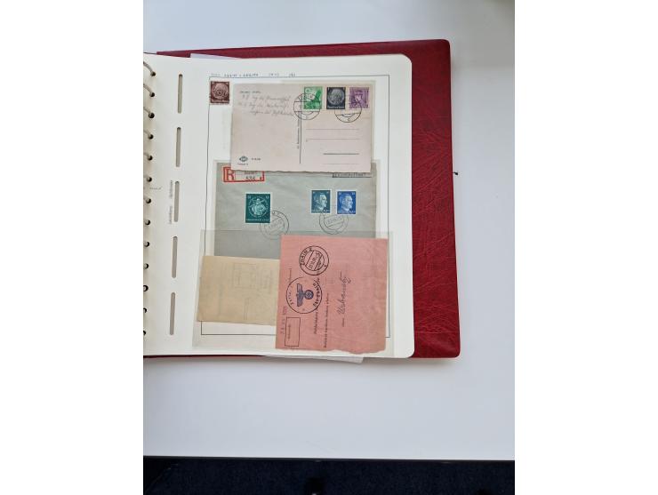 1850/1960 (ca.), interessante Stempelsammlung mit Belegen, Schwerpunkt vor 1945, viele klare Abstempelungen auf österreichisc