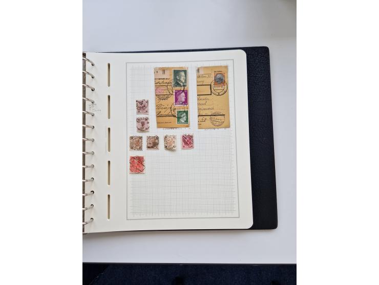 1850/1960 (ca.), interessante Stempelsammlung mit Belegen, Schwerpunkt vor 1945, viele klare Abstempelungen auf österreichisc