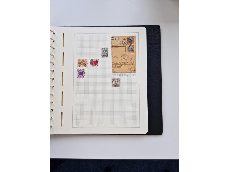 1850/1960 (ca.), interessante Stempelsammlung mit Belegen, Schwerpunkt vor 1945, viele klare Abstempelungen auf österreichisc