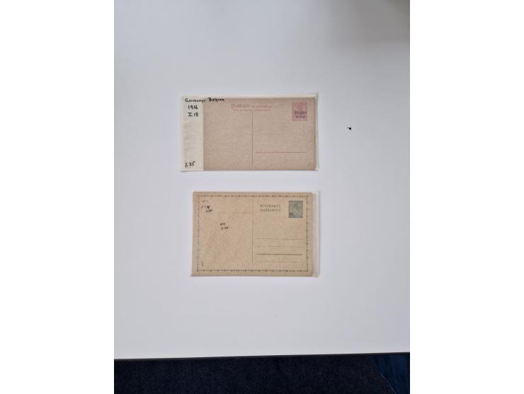 1915/44 (ca.), Nebengebiete, rund 250 Briefe, Karten und Ganzsachen mit einigen interessanten Stücken