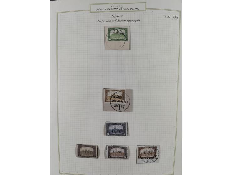 1918/20, interesting unused and used collection with many better stamps throughout, including varieties missing letters, doub