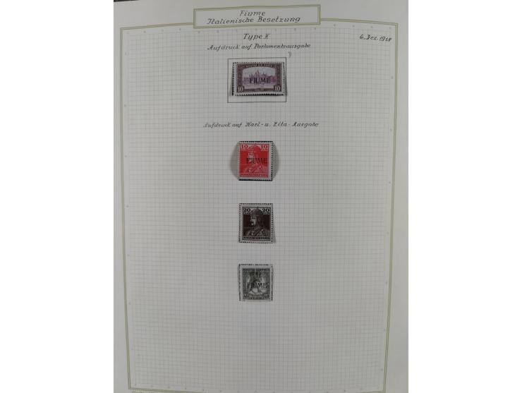 1918/20, interesting unused and used collection with many better stamps throughout, including varieties missing letters, doub