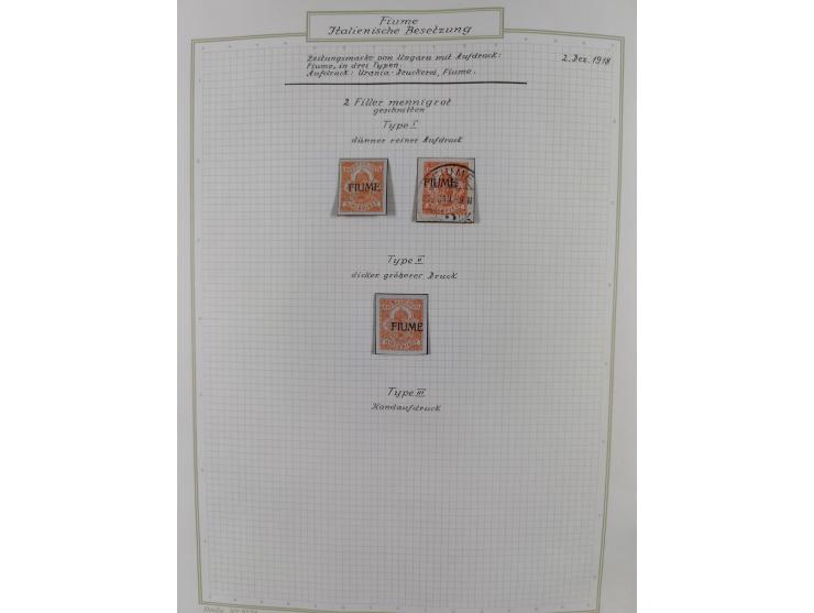 1918/20, interesting unused and used collection with many better stamps throughout, including varieties missing letters, doub