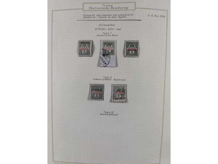 1918/20, interesting unused and used collection with many better stamps throughout, including varieties missing letters, doub