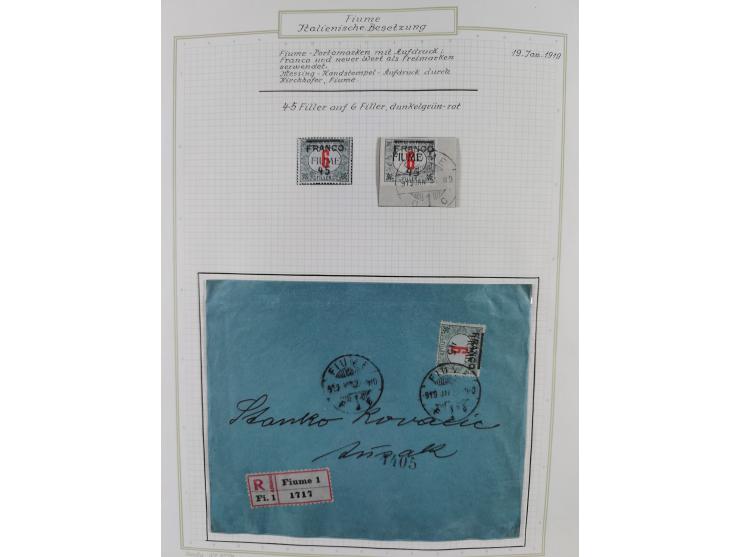 1918/20, interesting unused and used collection with many better stamps throughout, including varieties missing letters, doub