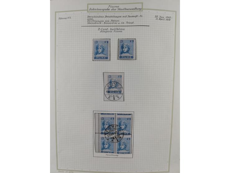 1918/20, interesting unused and used collection with many better stamps throughout, including varieties missing letters, doub