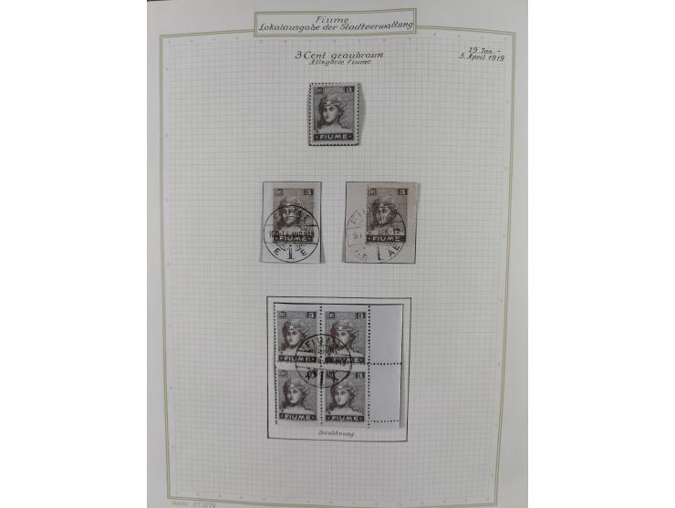 1918/20, interesting unused and used collection with many better stamps throughout, including varieties missing letters, doub