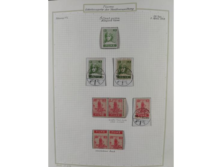 1918/20, interesting unused and used collection with many better stamps throughout, including varieties missing letters, doub