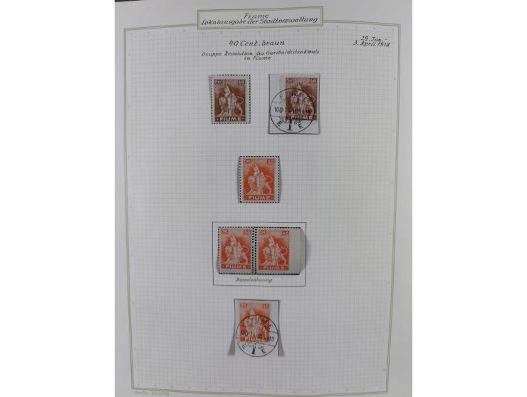 1918/20, interesting unused and used collection with many better stamps throughout, including varieties missing letters, doub