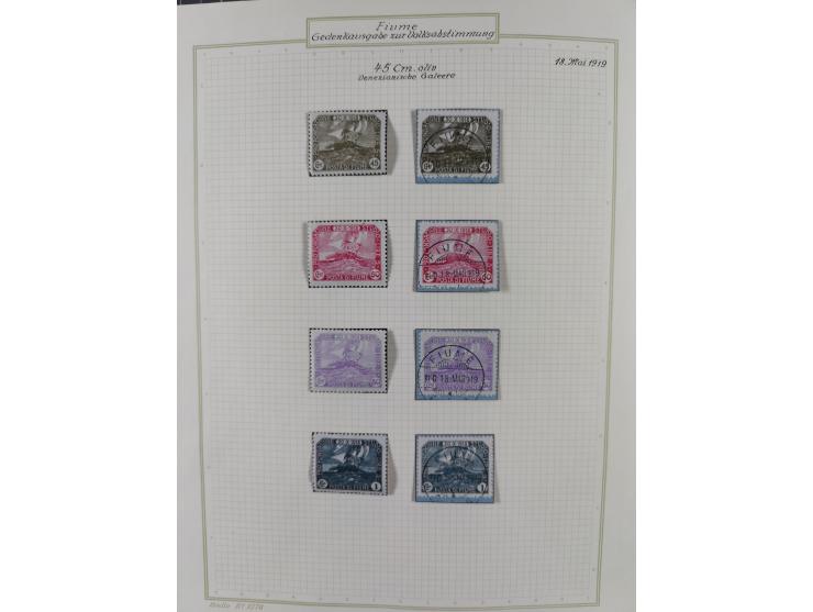 1918/20, interesting unused and used collection with many better stamps throughout, including varieties missing letters, doub