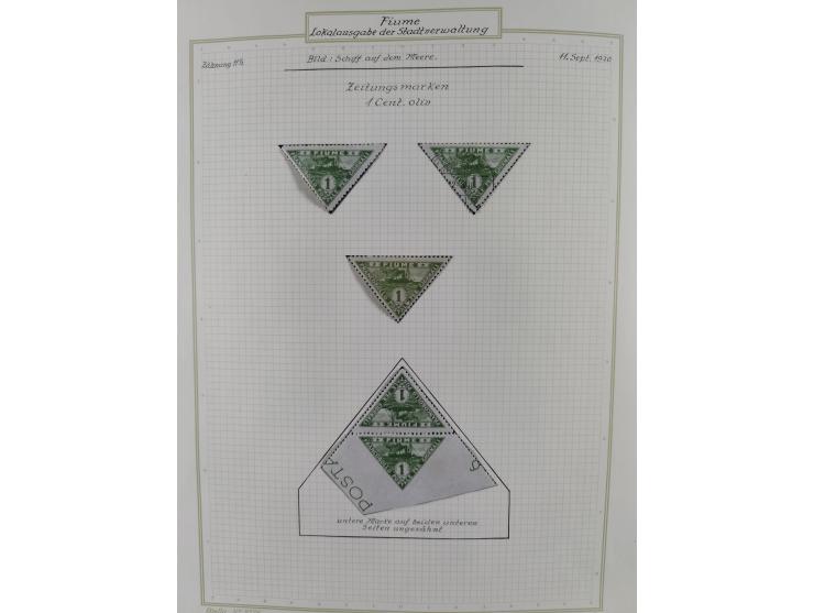 1918/20, interesting unused and used collection with many better stamps throughout, including varieties missing letters, doub