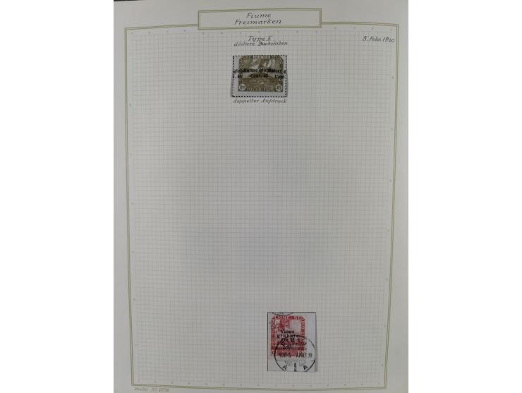 1918/20, interesting unused and used collection with many better stamps throughout, including varieties missing letters, doub