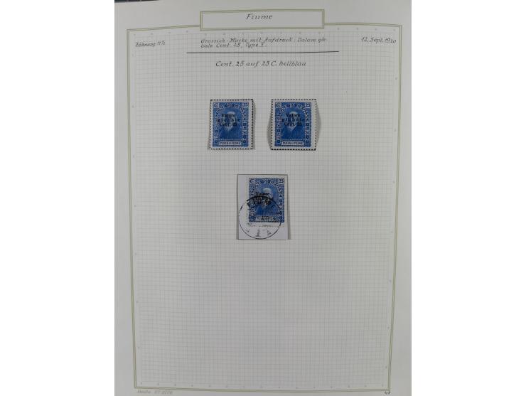 1918/20, interesting unused and used collection with many better stamps throughout, including varieties missing letters, doub