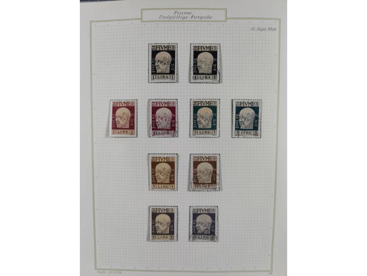 1918/20, interesting unused and used collection with many better stamps throughout, including varieties missing letters, doub