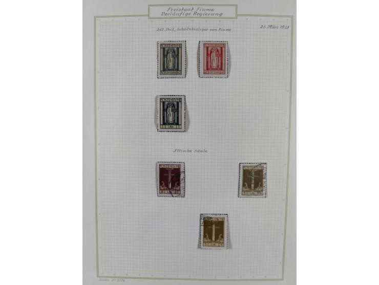 1918/20, interesting unused and used collection with many better stamps throughout, including varieties missing letters, doub