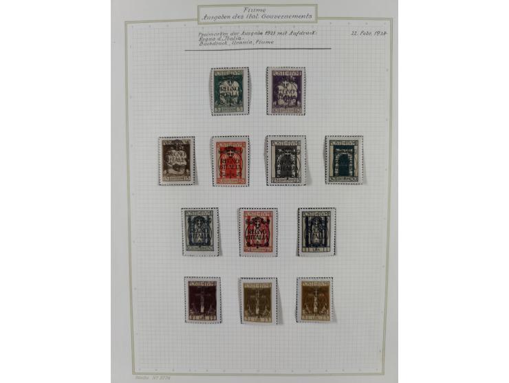 1918/20, interesting unused and used collection with many better stamps throughout, including varieties missing letters, doub