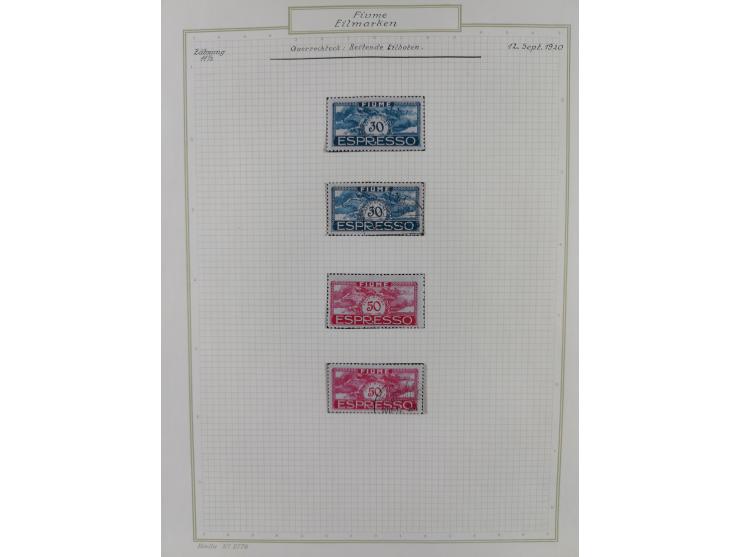 1918/20, interesting unused and used collection with many better stamps throughout, including varieties missing letters, doub