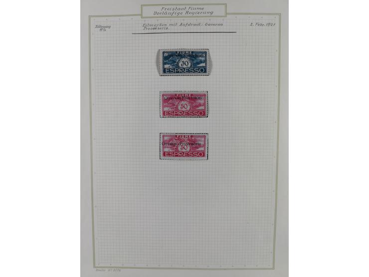 1918/20, interesting unused and used collection with many better stamps throughout, including varieties missing letters, doub