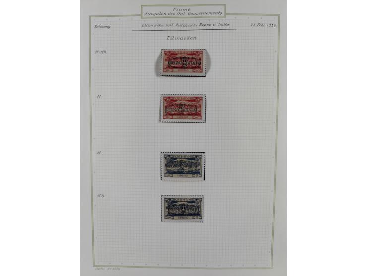 1918/20, interesting unused and used collection with many better stamps throughout, including varieties missing letters, doub