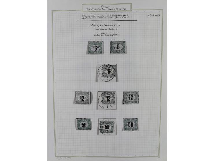 1918/20, interesting unused and used collection with many better stamps throughout, including varieties missing letters, doub