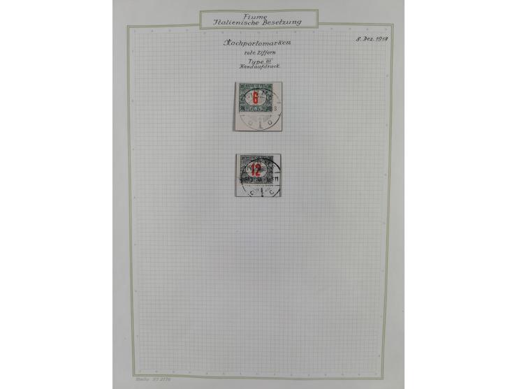 1918/20, interesting unused and used collection with many better stamps throughout, including varieties missing letters, doub