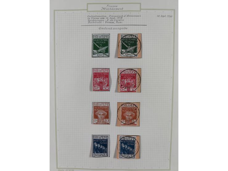 1918/20, interesting unused and used collection with many better stamps throughout, including varieties missing letters, doub