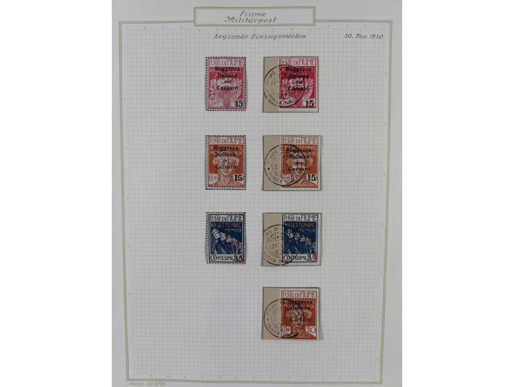 1918/20, interesting unused and used collection with many better stamps throughout, including varieties missing letters, doub