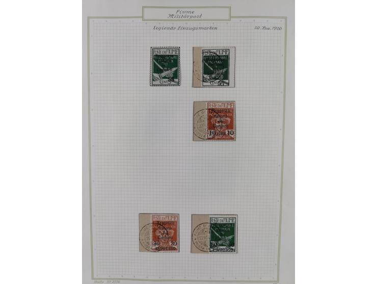 1918/20, interesting unused and used collection with many better stamps throughout, including varieties missing letters, doub