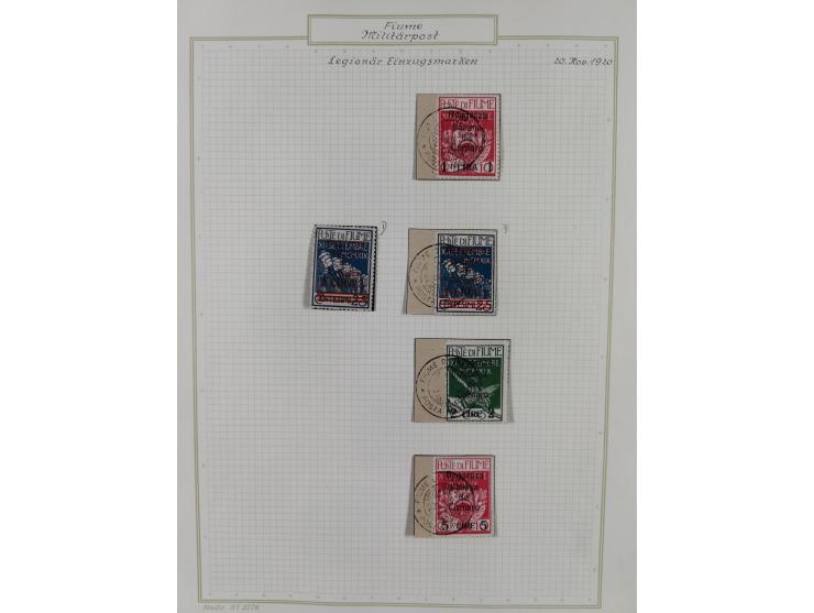 1918/20, interesting unused and used collection with many better stamps throughout, including varieties missing letters, doub