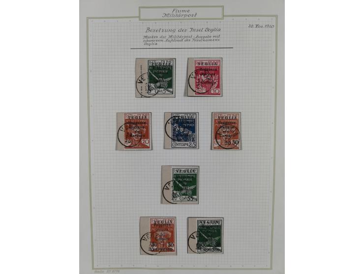 1918/20, interesting unused and used collection with many better stamps throughout, including varieties missing letters, doub