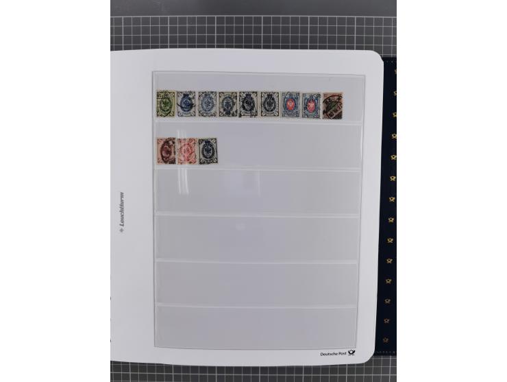 1870/1990, mixed collection beginning with classical issues, in 12 albums