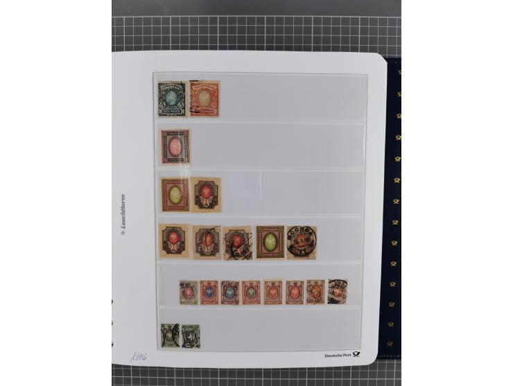 1870/1990, mixed collection beginning with classical issues, in 12 albums