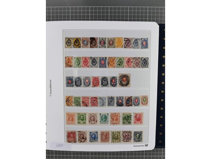 1870/1990, mixed collection beginning with classical issues, in 12 albums