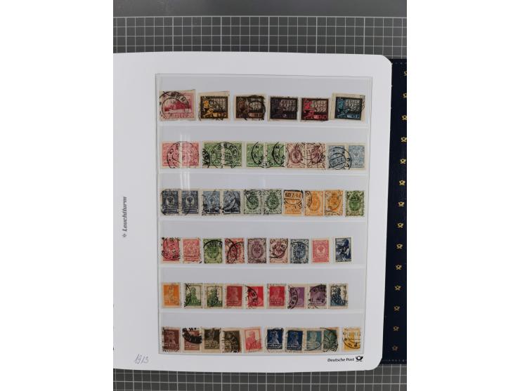 1870/1990, mixed collection beginning with classical issues, in 12 albums