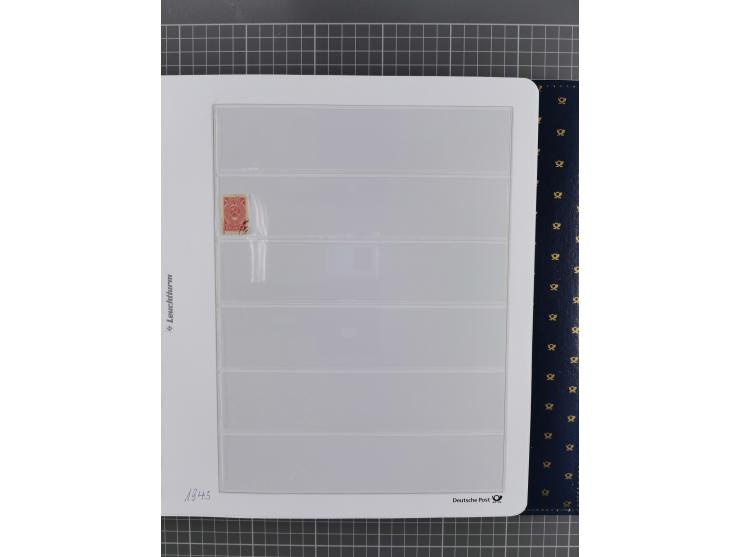 1870/1990, mixed collection beginning with classical issues, in 12 albums