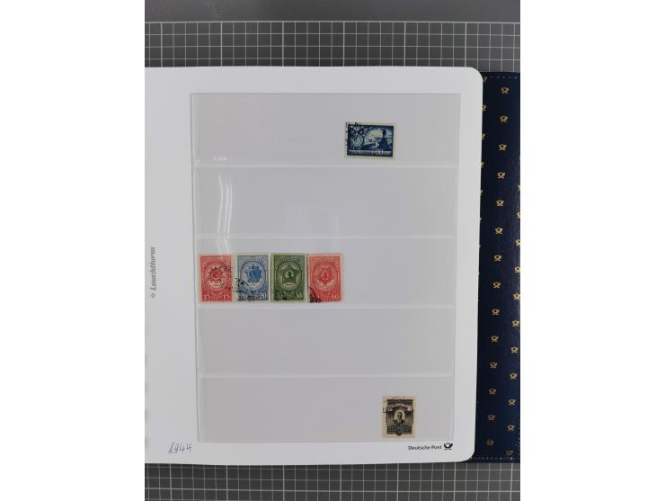 1870/1990, mixed collection beginning with classical issues, in 12 albums