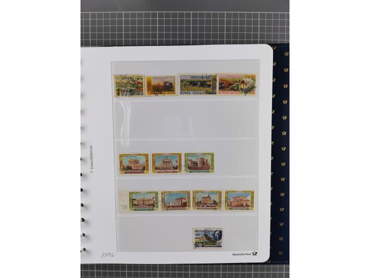 1870/1990, mixed collection beginning with classical issues, in 12 albums